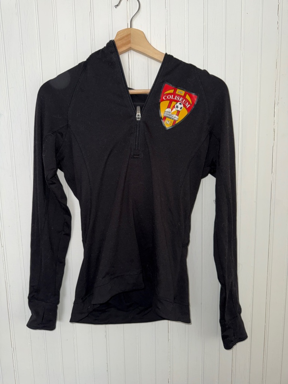 Coliseum SC Soccer 1/4 Zip Training Hoodie - Black- Small- World Cup 2026 Ready!